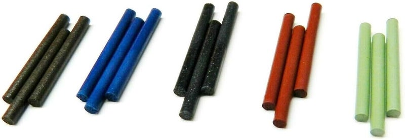JTS 2mm Silicone Pin Polishing Points 15Pc Assortment of 5 Grades and Chuck Mandrel - Image 3